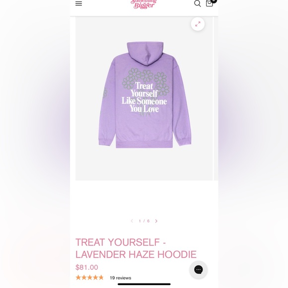 Lavender hoodie - Picture 1 of 6